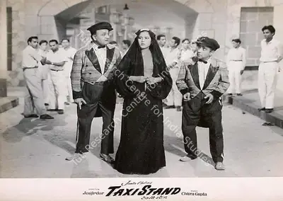 Gajanan Jagirdar (Director), Taxi Stand, 1958, Lobby Card
