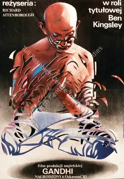Richard Attenborough (Producer), Gandhi, 1982, Full Sheet Poster