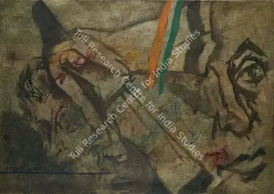 M.F. Husain (Artist), Untitled, 1972, Painting