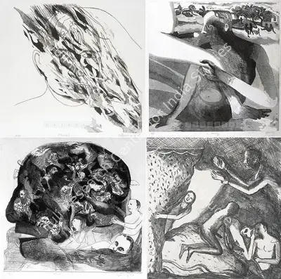 Bhupen Khakhar (Artist), Manilal, Graphic Art
