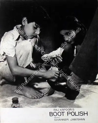 Taru Dutt (Cinematographer), Boot Polish, 1954, Lobby Card