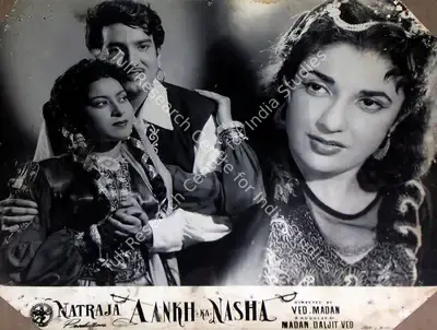 Daljeet (Producer), Aankh Ka Nasha, 1956, Lobby Card