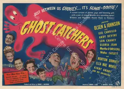 Edward F. Cline (Director), Ghost Catchers, 1944, Handbill