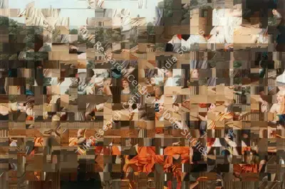 Rashid Rana (Artist), Scatter in Time III, 2017, Print