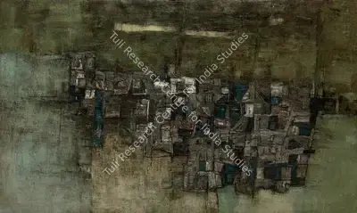 Ramkumar (Artist), Benaras, 1964, Painting