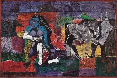 A.P. Santhanaraj (Artist), Untitled, Painting