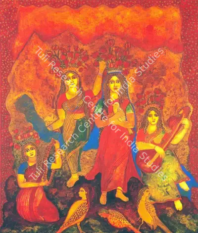 Jayshri Burman (Artist), Untitled, 2001, Painting