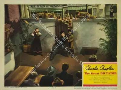 Charlie Chaplin (Producer), The Great Dictator, 1940, Lobby card