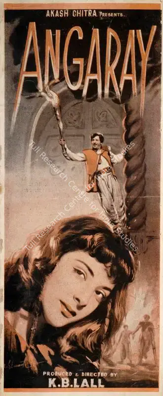 K.B. Lall (Producer), Angaray, 1954, Song-Synopsis Booklet