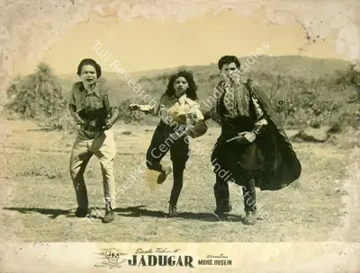 Mohammed Husain (Director), Jadugar, 1954, Lobby Card