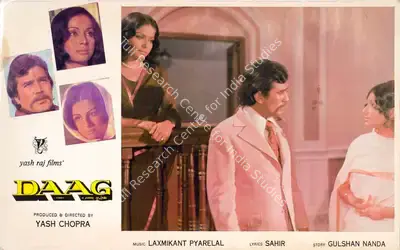 Kay Gee (Cinematographer), Daag, 1973, Lobby Card