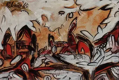 Lance Ribeiro (Artist), Landscape, 1965, Painting