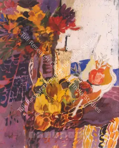 Sakti Burman (Artist), Still Life, 1963, Painting
