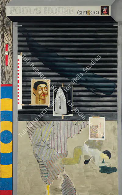Atul Dodiya (Artist), Fool's House, 2009, Painting