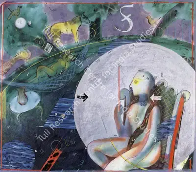 Vinod Dave (Artist), A Blind Man's World, 1994, Painting