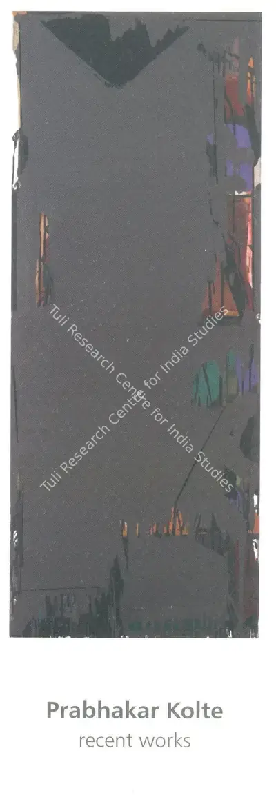 Prabhakar Kolte (Artist), Prabhakar Kolte, 2007, Solo Exhibition Invitation