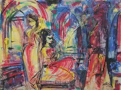 Nikhil Biswas (Artist), Untitled, 1956, Painting