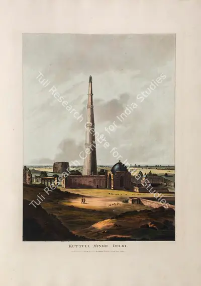 Unknown (Printmaker), Kuttull Minor, Delhi, 1805, Aquatint