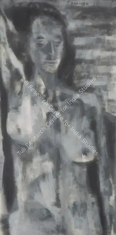 Akbar Padamsee (Artist), Grey Nude, 1960, Painting