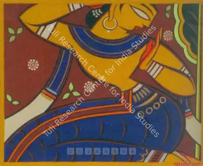 Jamini Roy (Artist), Apsara, Painting
