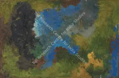 Ratan Parimoo (Artist), Untitled, 1959, Painting