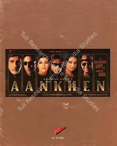 Gaurang Doshi (Producer), Aankhen, 2002, Song-Synopsis Booklet
