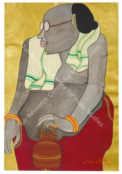 Thota Vaikuntam (Artist), Untitled, 1986, Painting