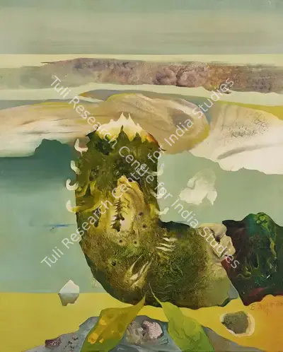 Bimal Dasgupta (Artist), Untitled, 1990, Painting