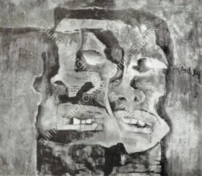 Vasant Agashe (Artist), Mute Cry, Painting