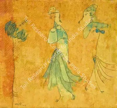 V.S.&nbsp;Gaitonde (Artist), Untitled, 1952, Painting