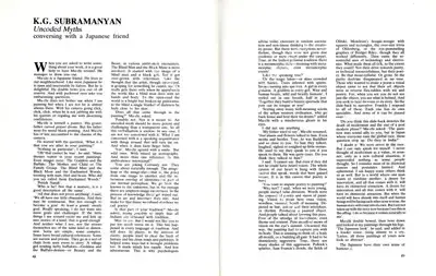 K.G. Subramanyan (Essayist), K G Subramanyan, 1991, Essay
