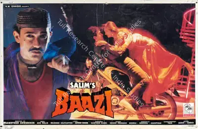 Salim (Producer), Baazi, 1995, Lobby Card