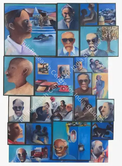 Khakhar, Bhupen P. (Artist). Gallery of Rogues. Oil on Canvas, 1993 | Bhupen Khakhar , 1998 | Painting | FineArts | 00149684