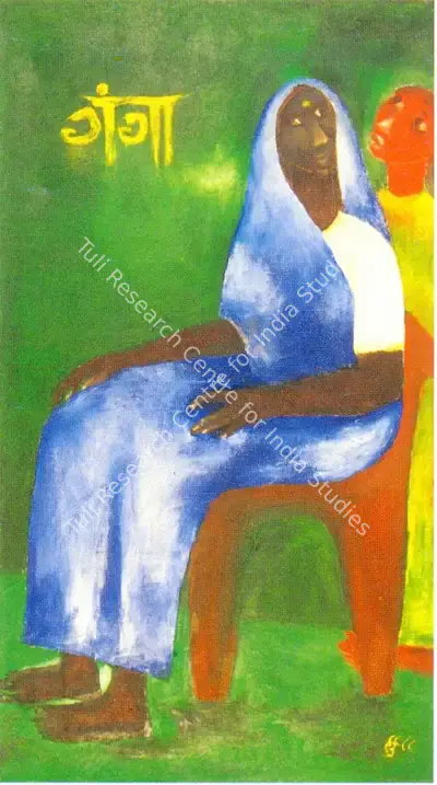 Haku Shah (Artist), Ganga, Painting