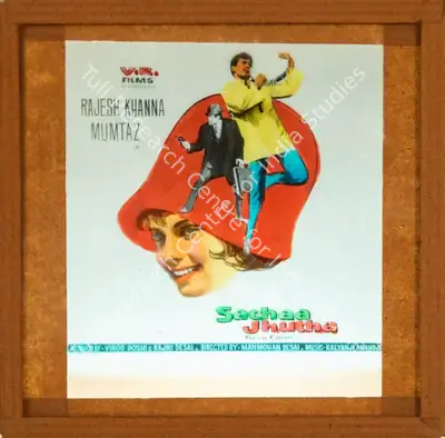 Rajni Desai (Producer), Sachaa Jhutha, 1970, Glass Slide