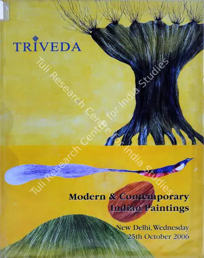Triveda (Auction House), Modern and Contemporary Indian Paintings, 2006, Auction Catalogue