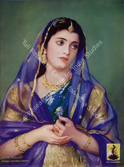 S.M. Pandit (Artist), Pandit, S.M. (Artist), Jayshree | Oleograph, July 1943, Oleograph