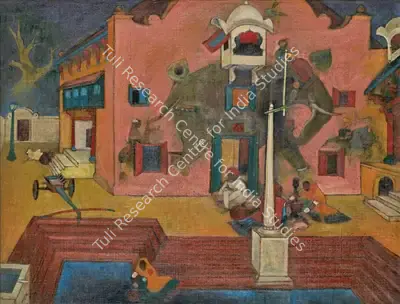 A.A. Raiba (Artist), Untitled, Painting
