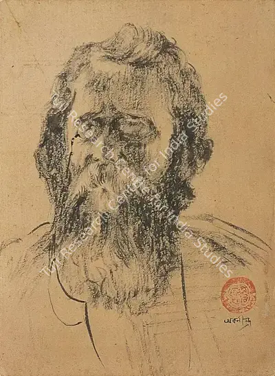 Abanindranath Tagore (Artist), Portrait, 1921, Painting
