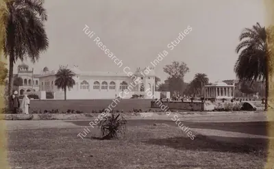 Samuel Bourne (Photographer), The Kaiser Bagh, Lucknow, 1865, Antiquarian Photograph