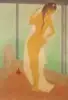 M.A.R. Chughtai (Artist), In The Shower, Painting