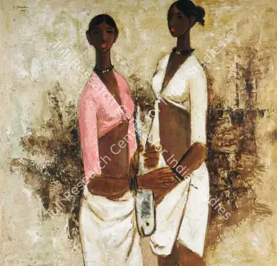 B. Prabha (Artist), Untitled, 1961, Painting