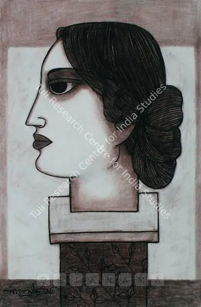 Lalu Prasad Shaw (Artist), Lady, 2006, Drawing
