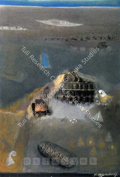 Samindranath Majumdar (Artist), Remains, 2007, Painting
