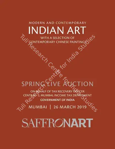 Saffronart (Auction House), Modern and Contemporary Indian Art, 2019, Auction Catalogue