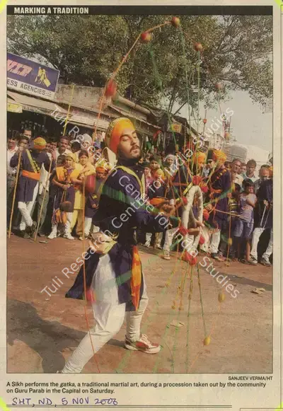 Sanjeev Verma (Photographer), Marking A Tradition, 2006, Newspaper Clipping