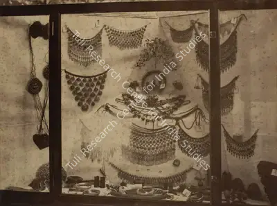 Shew Shankar Narayan (Photographer), Jewellery - Burmese Court, 1883, Antiquarian Photograph