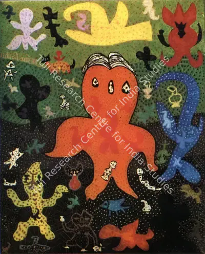 Madhavi Parekh (Artist), King of the Sea, 1975, Painting