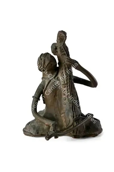 Mukherjee, Meera (Artist). Self, Playing the Esraj, n.d. | Sculpture, Pu.Mum/13.09.22, 2022 · Pundole