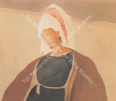M.A.R. Chughtai (Artist), Majnu, Painting